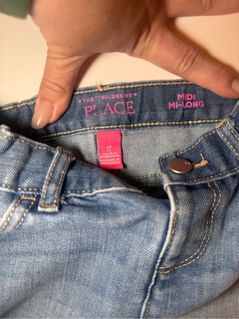 The Children’s Place Girls Cuffed Denim Shorts